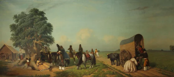 Eine Pause auf dem Feld